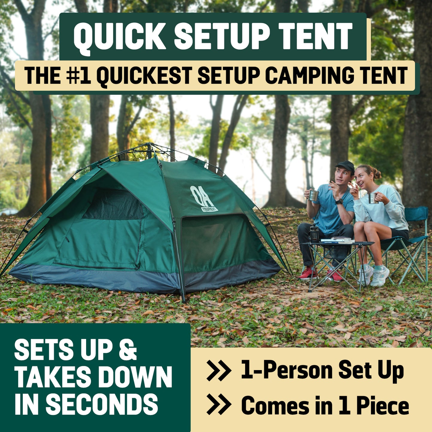 QUICK SETUP TENT - THE #1 QUICK SETUP TENT